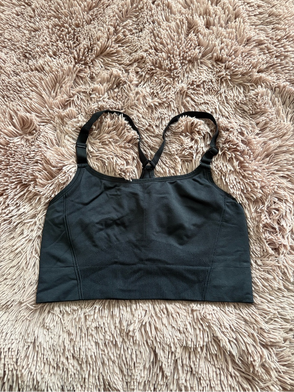 all in motion Black Pullover Sports Bralette